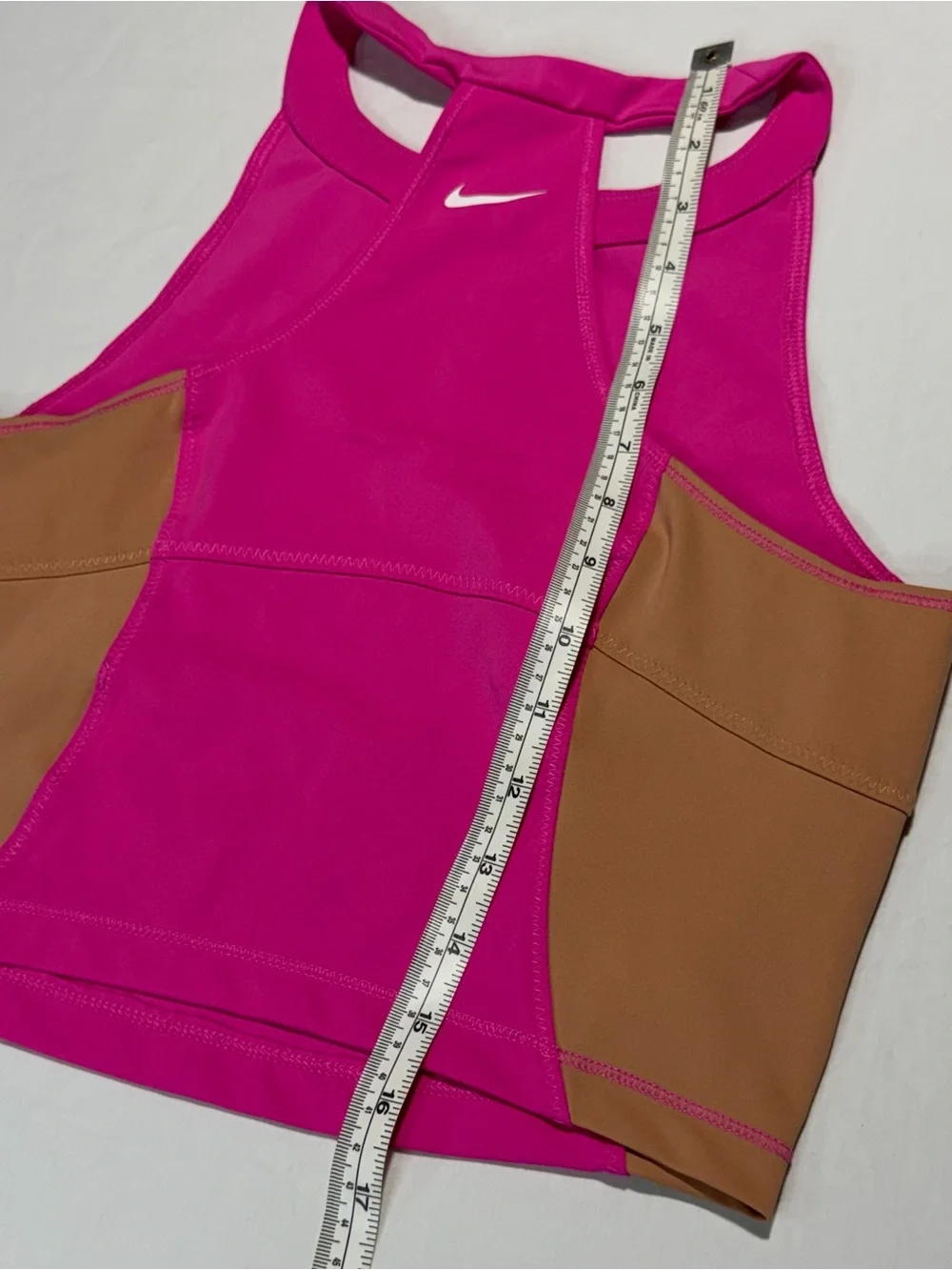 Nike Hot Pink Performance Cropped Tank